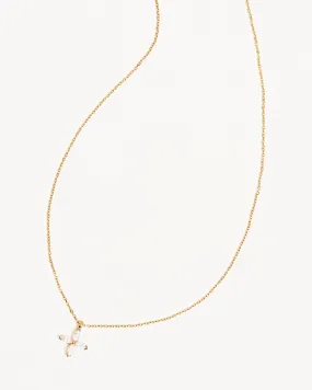 14k Solid Gold Blossom Lab-Grown Diamond Necklace