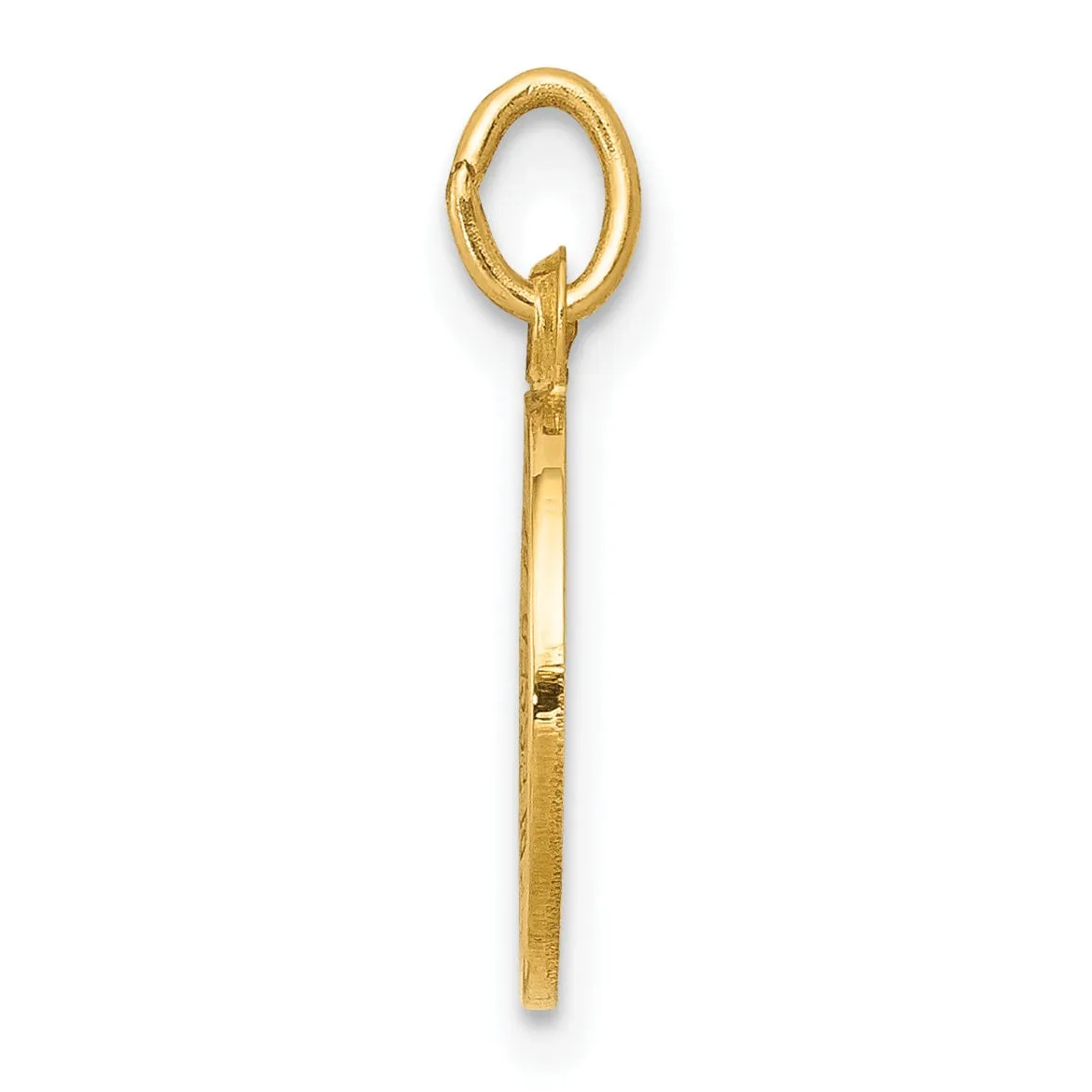 14k Yellow Gold Holy Trinity Medal Pendant