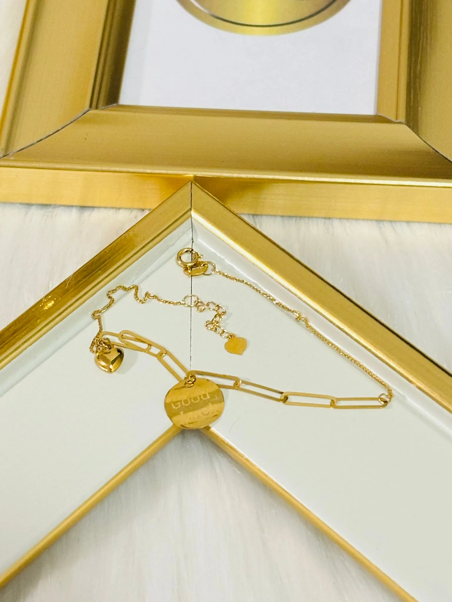18K Gold Good Luck Bracelet