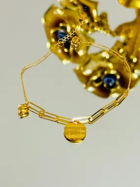 18K Gold Good Luck Bracelet