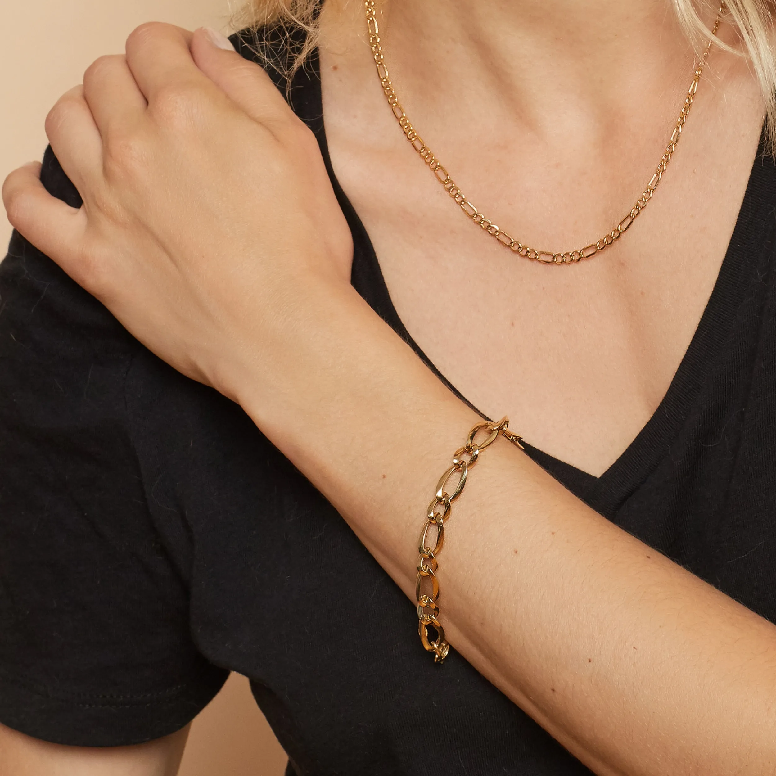 1956 Alternating Link Bracelet