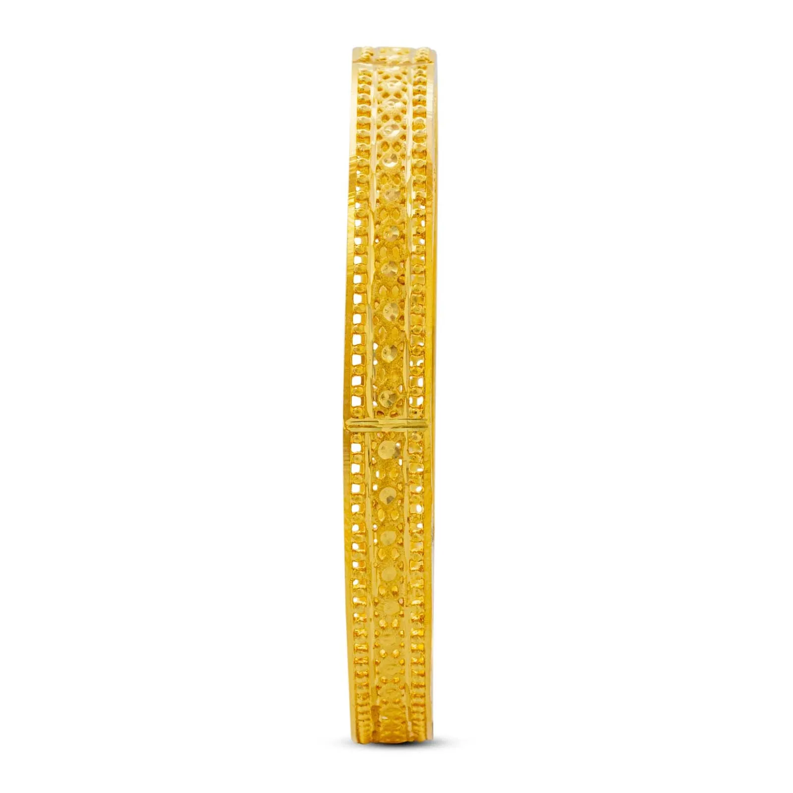 24CT HEAVY GOLD PLATED BIJOUTERIE BAYDAOUI BANGLE PGB40-022