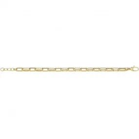 9ct Yellow Gold Hollow Bracelet NK445B