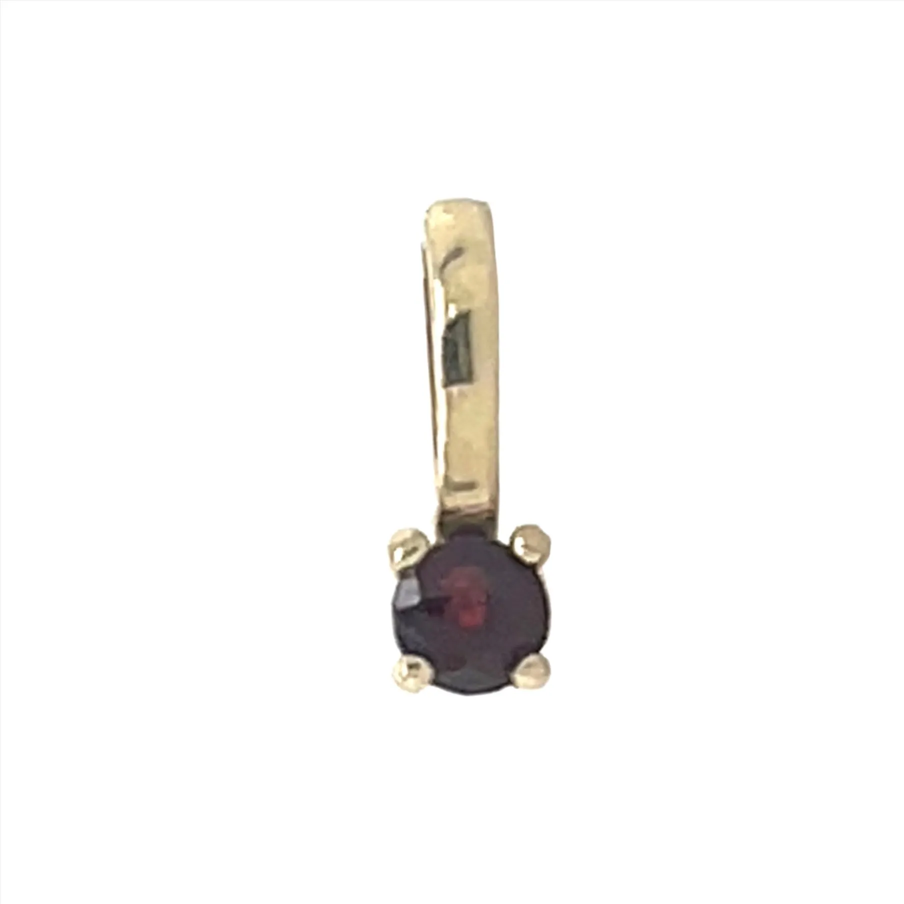 9ct Yellow Gold Round Birthstone Gemstone Charm