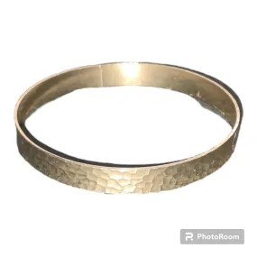 Adorne Gold Beaten Bangle