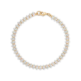 Alexa Leigh - Marquise Tennis Bracelet in Yellow Gold (6.5)