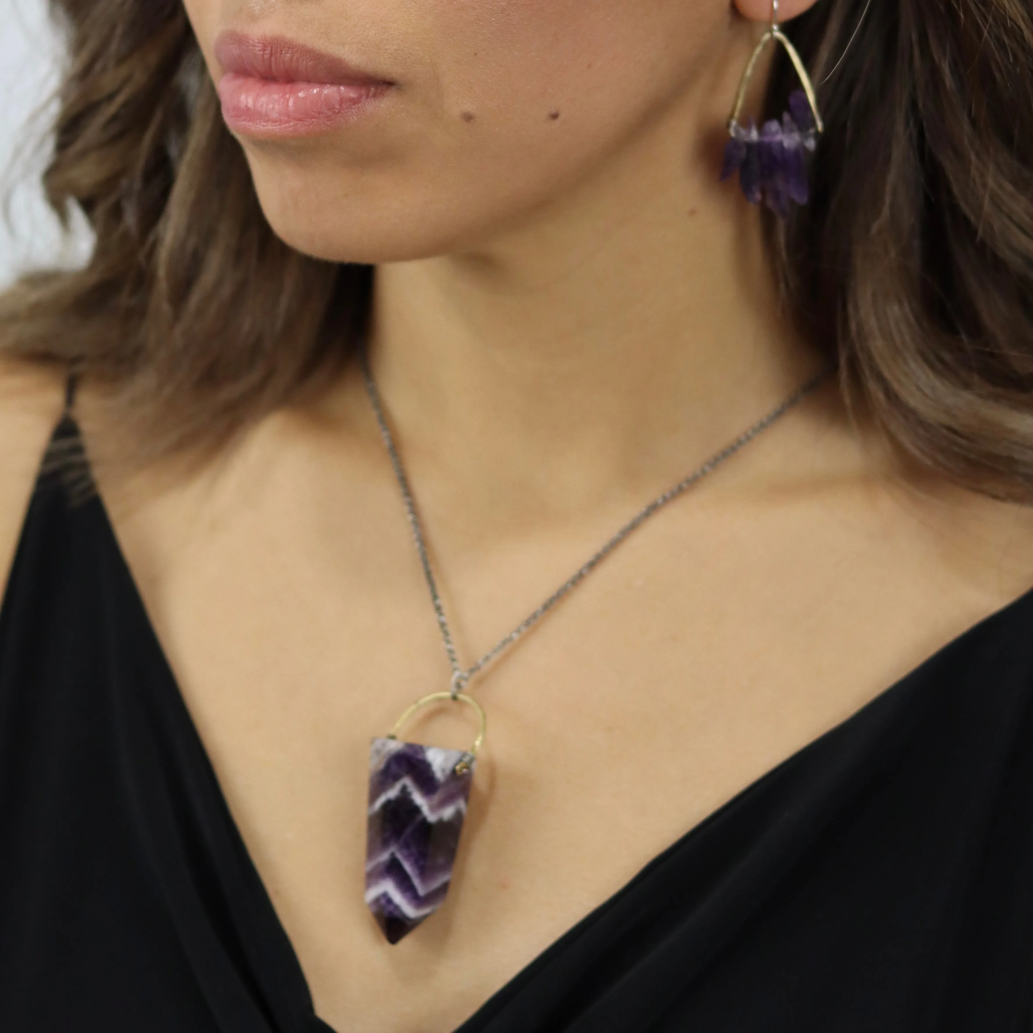 Amethyst Monumentaliswoman Necklace #2
