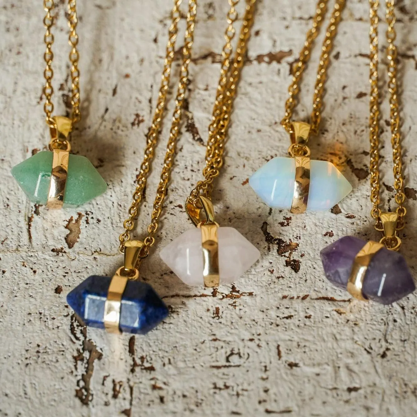 Amethyst pendant necklace