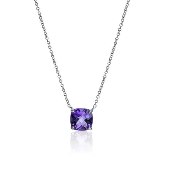 Amethyst Pendant Necklace