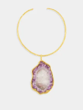 Amethyst Pendant Necklace