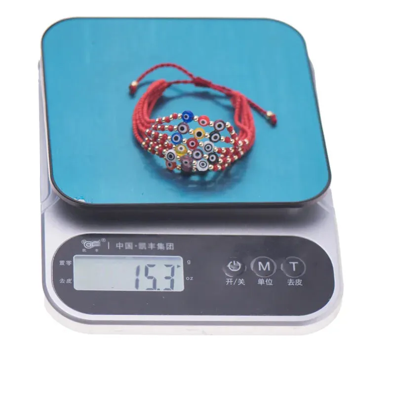 Amulet Lucky Rope Bracelet with Turkish Bead for Women