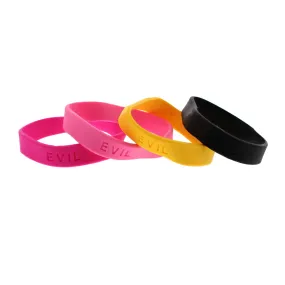 Assorted EVIL Silicon Bracelets