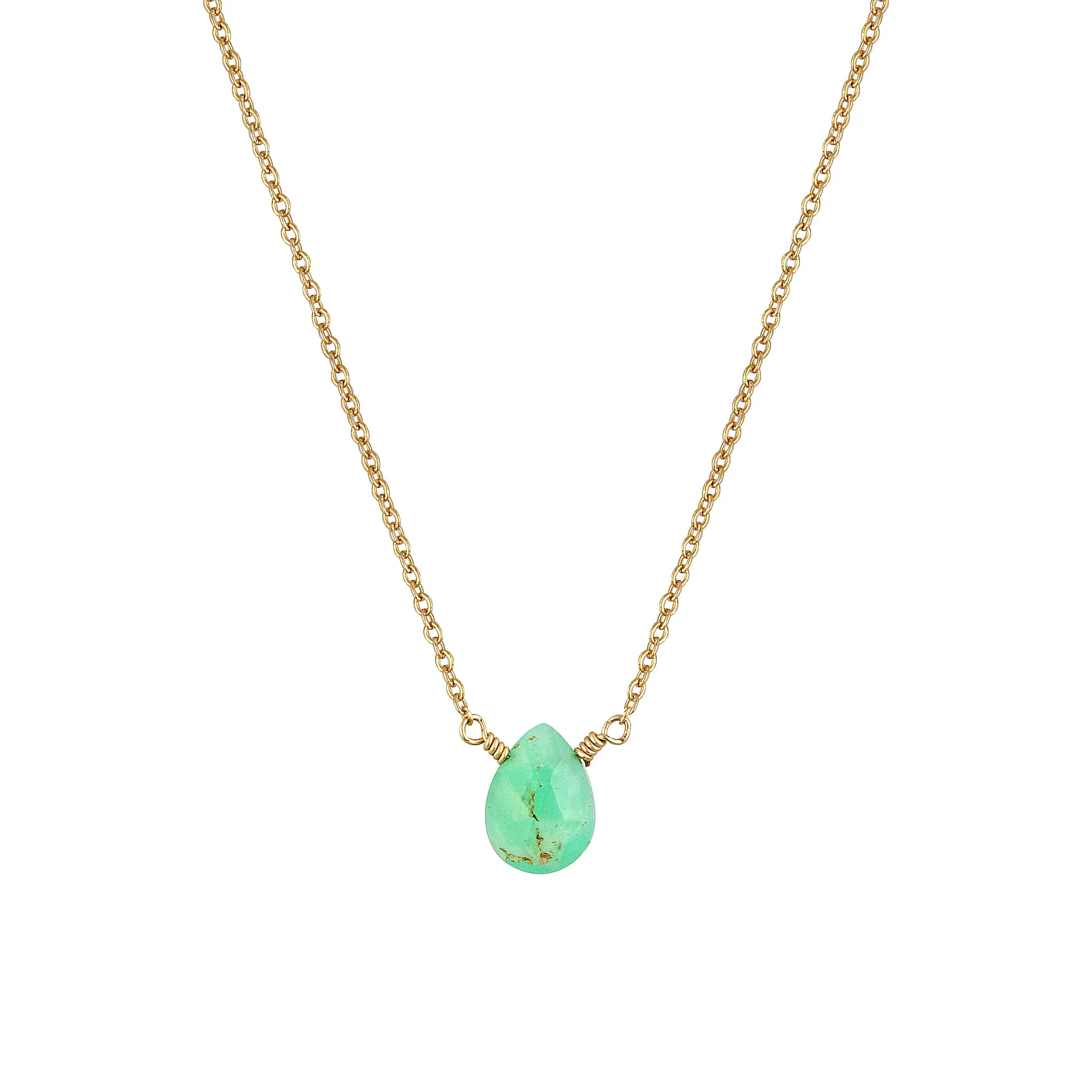 Ava Necklace ~ Chrysoprase
