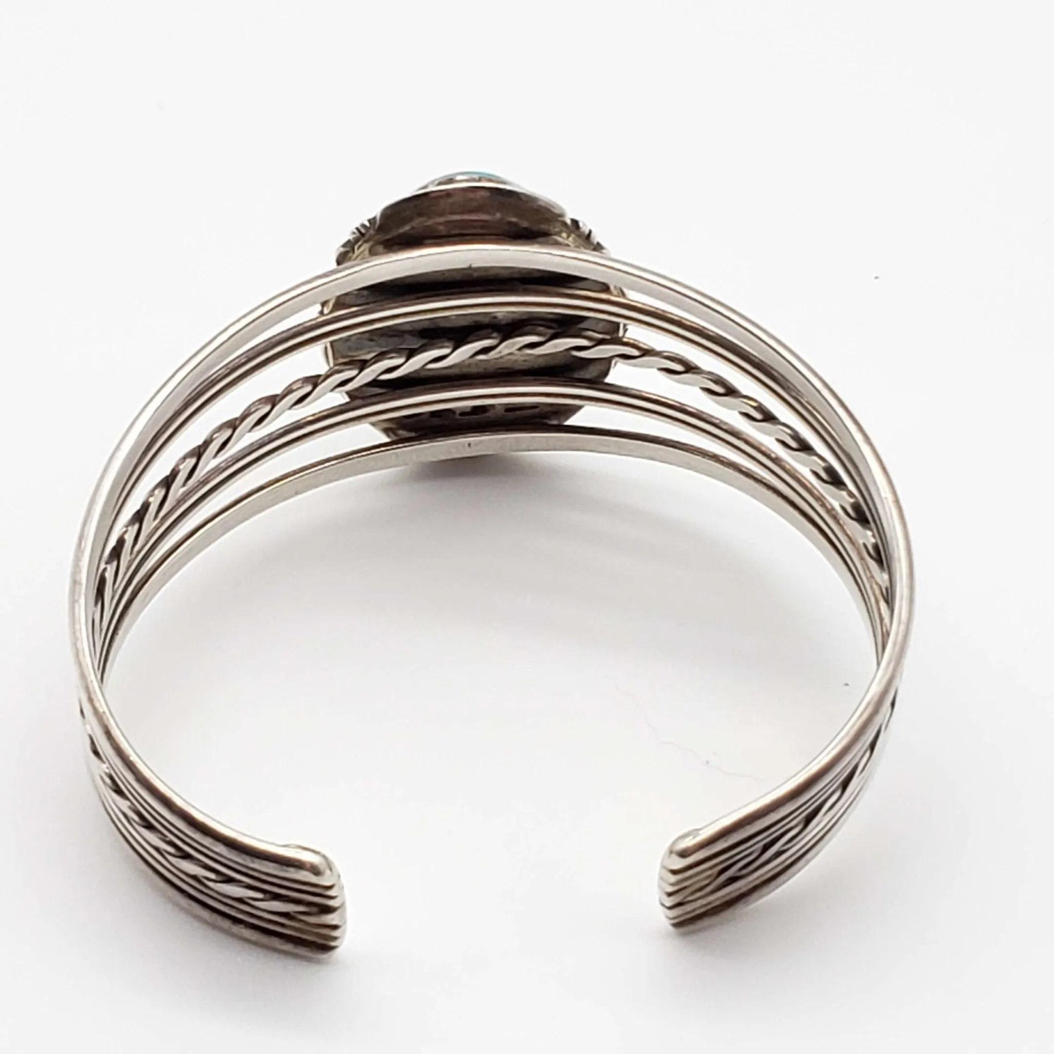 Bangle Sterling Silver with Turquoise Stone
