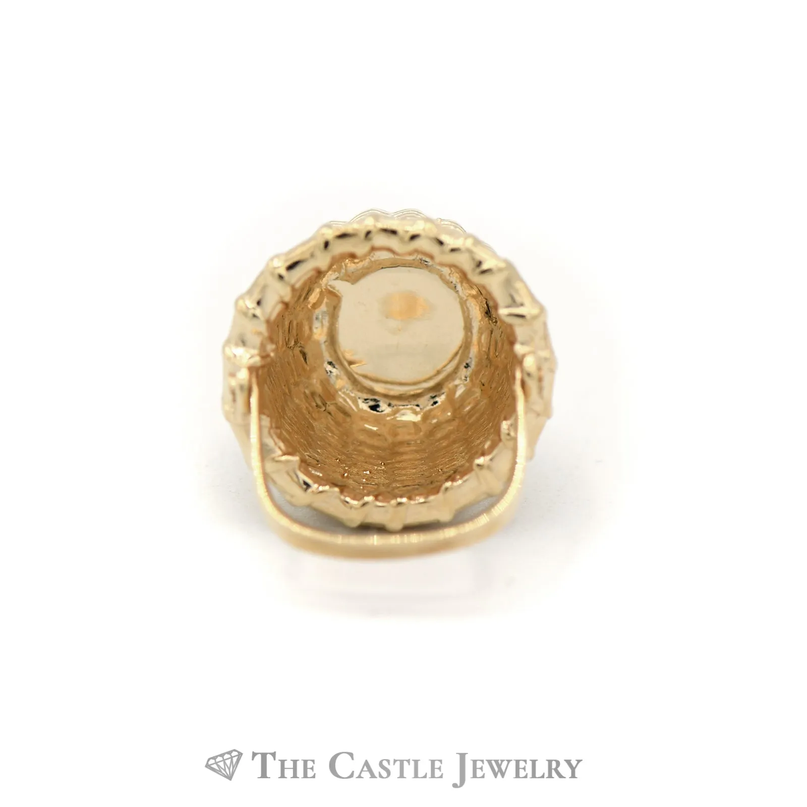 Basket Pendant in 14KT Yellow Gold