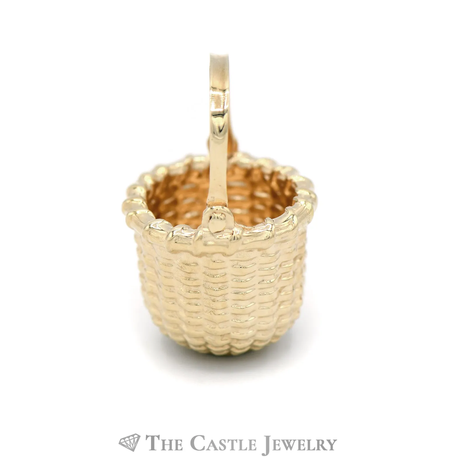 Basket Pendant in 14KT Yellow Gold