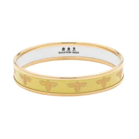 Bee Buttercup & Gold Enamel Bangle
