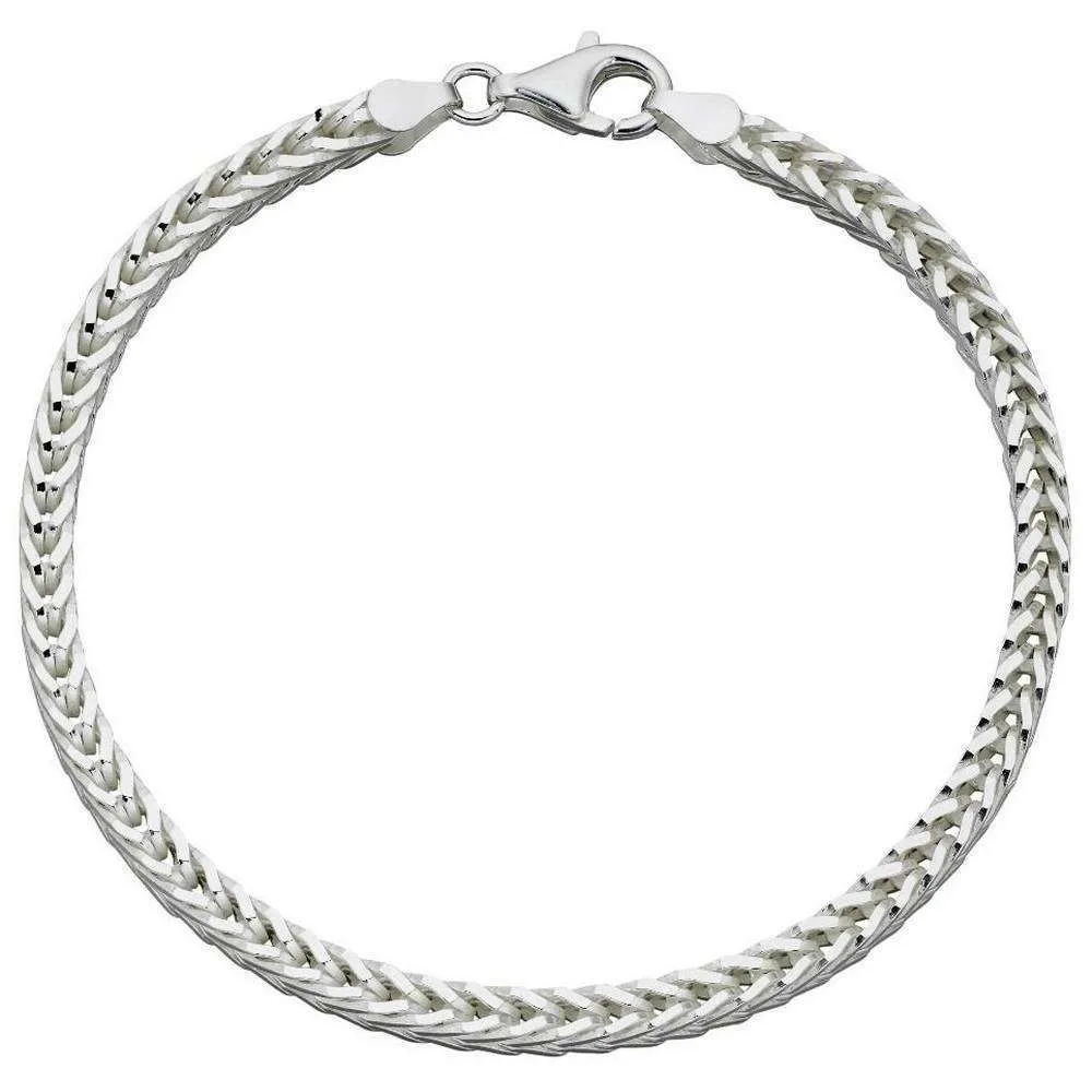 Beginnings Heavyweight Foxtail Chain Bracelet - Silver