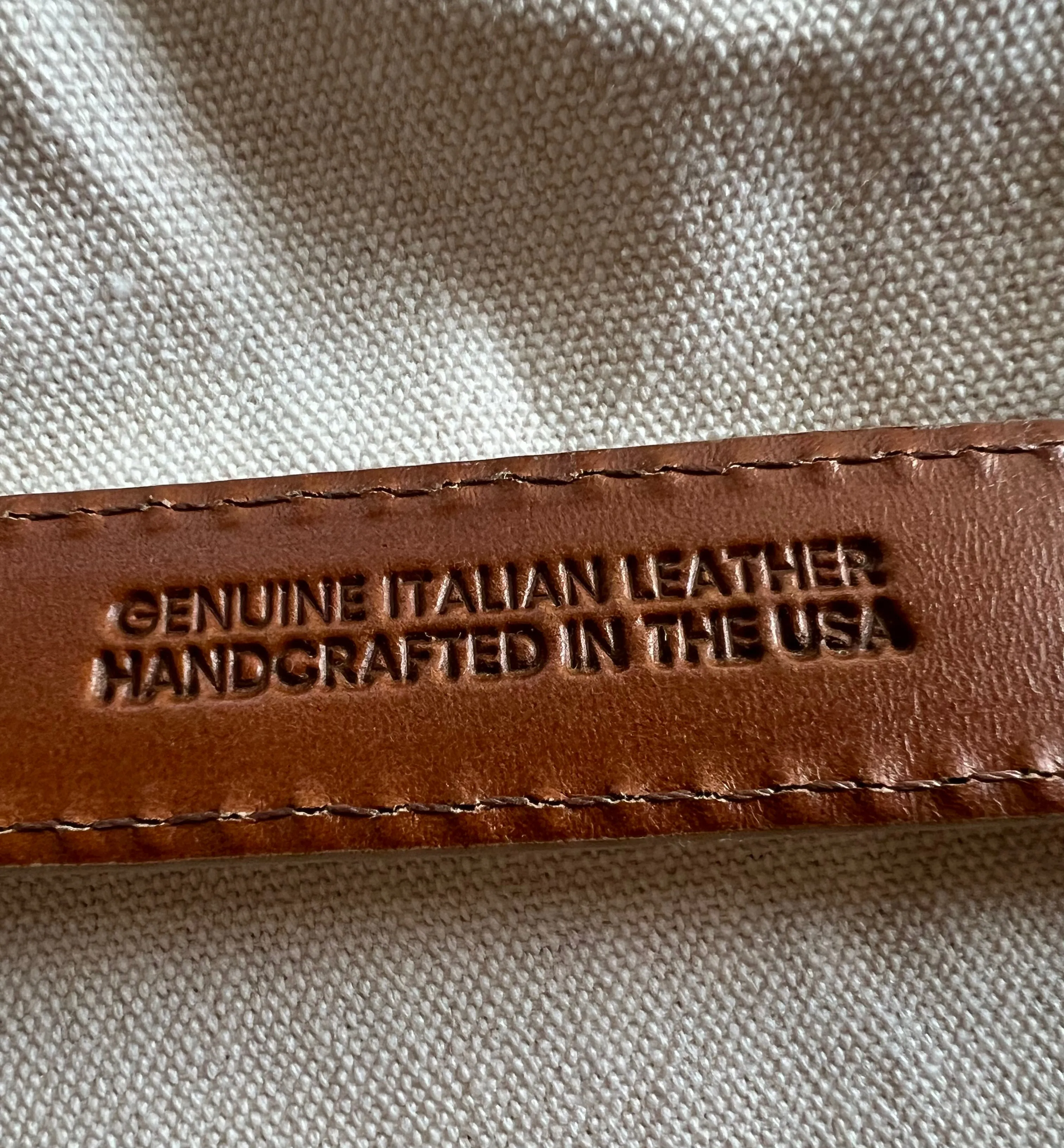 Belt - Alaska Leather Bronze Metallic