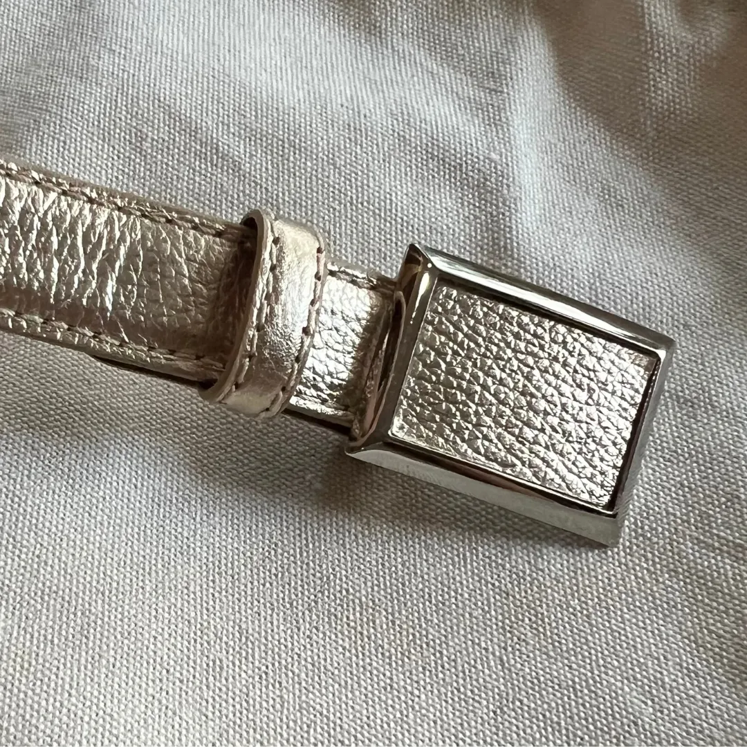 Belt - Alaska Leather Bronze Metallic
