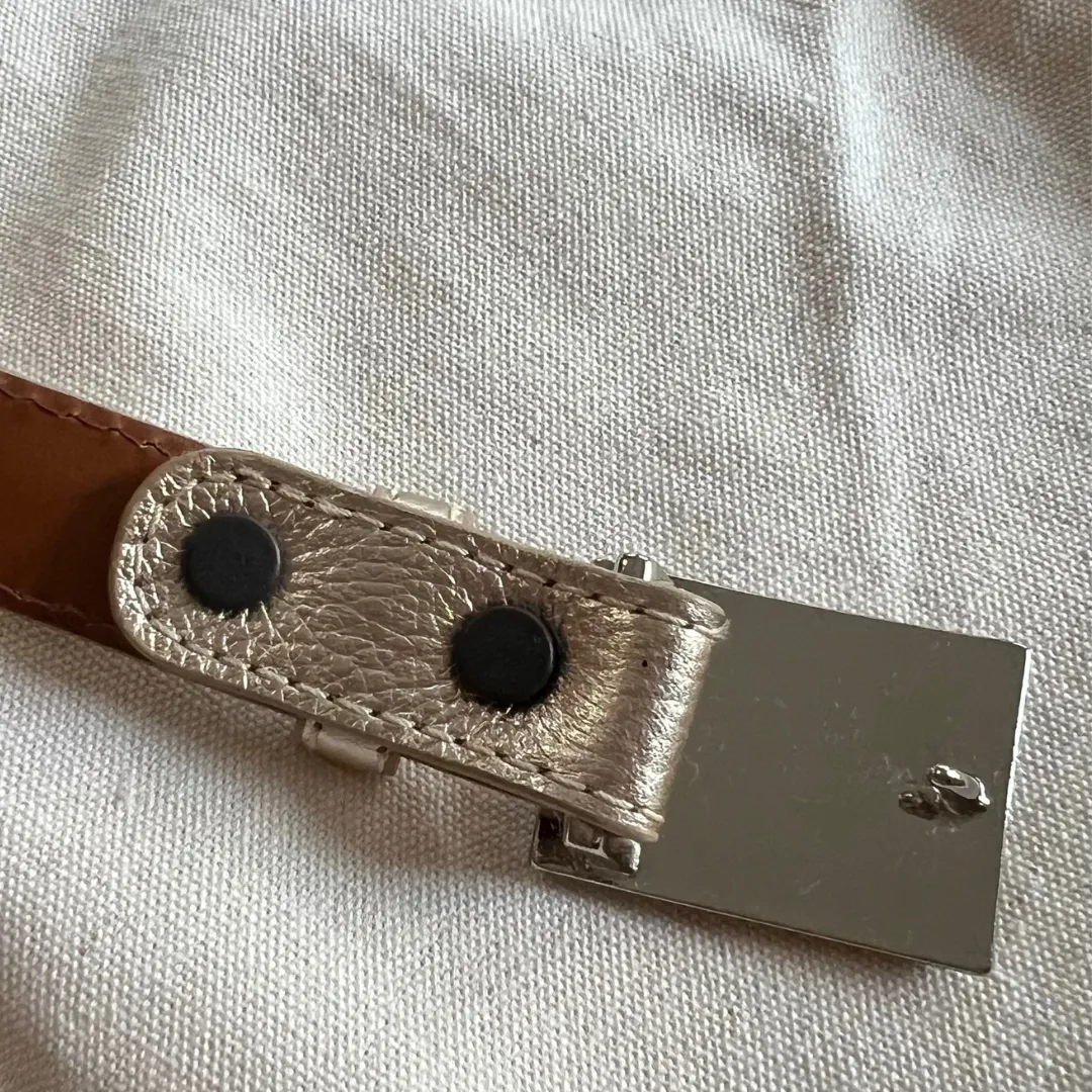 Belt - Alaska Leather Bronze Metallic