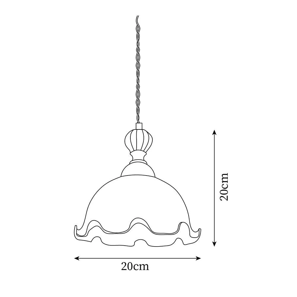 Bianca Pendant Lamp 7.8″