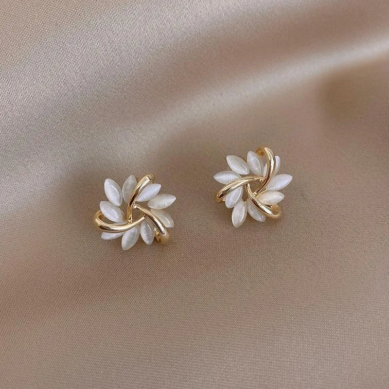 Big Square Stud Earring