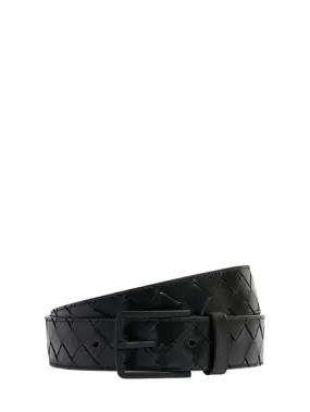 Bottega Veneta   3.5cm Intrecciato leather belt 