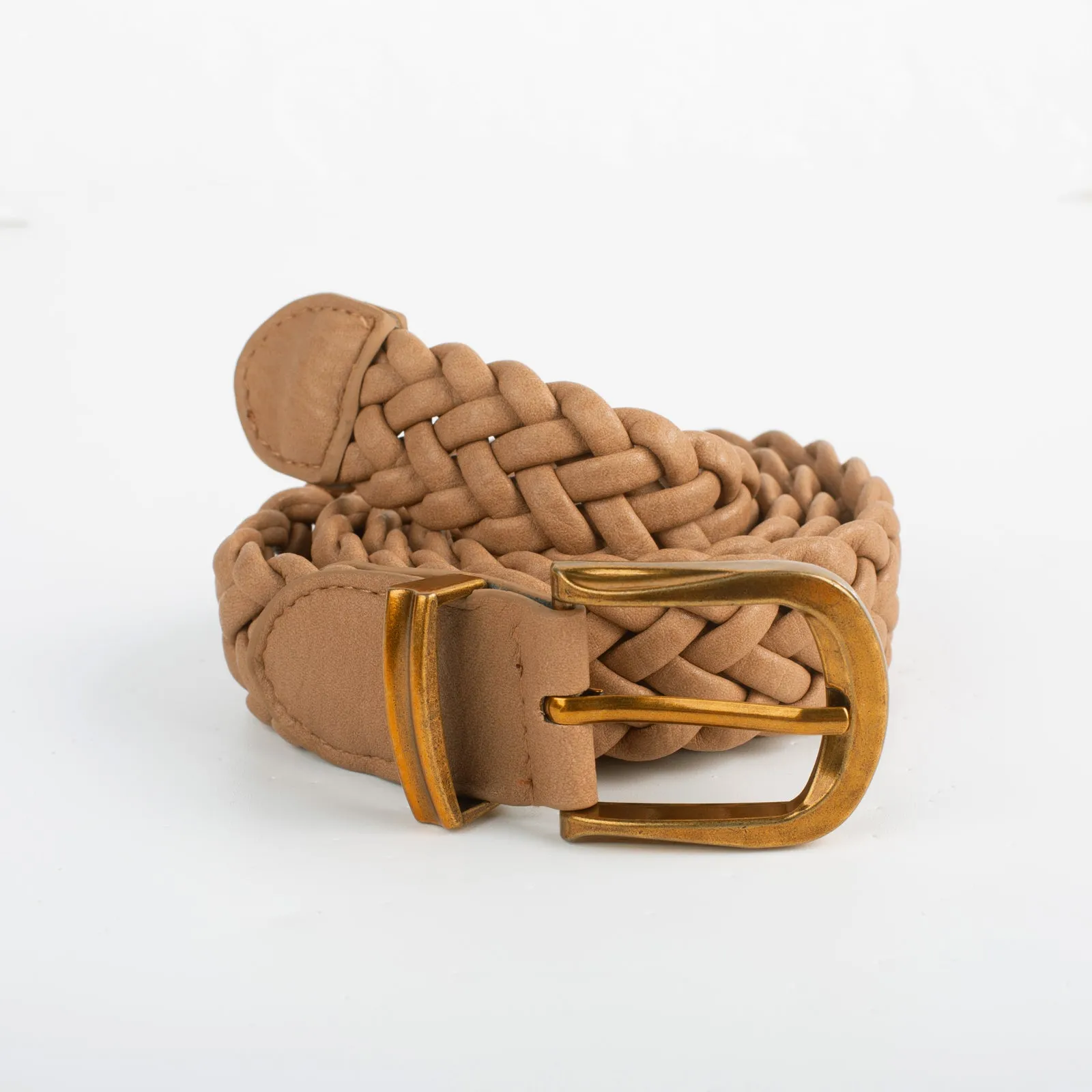 BP Women Vintage Polyurethane Leather Waist Belt Classic Buckle Belt