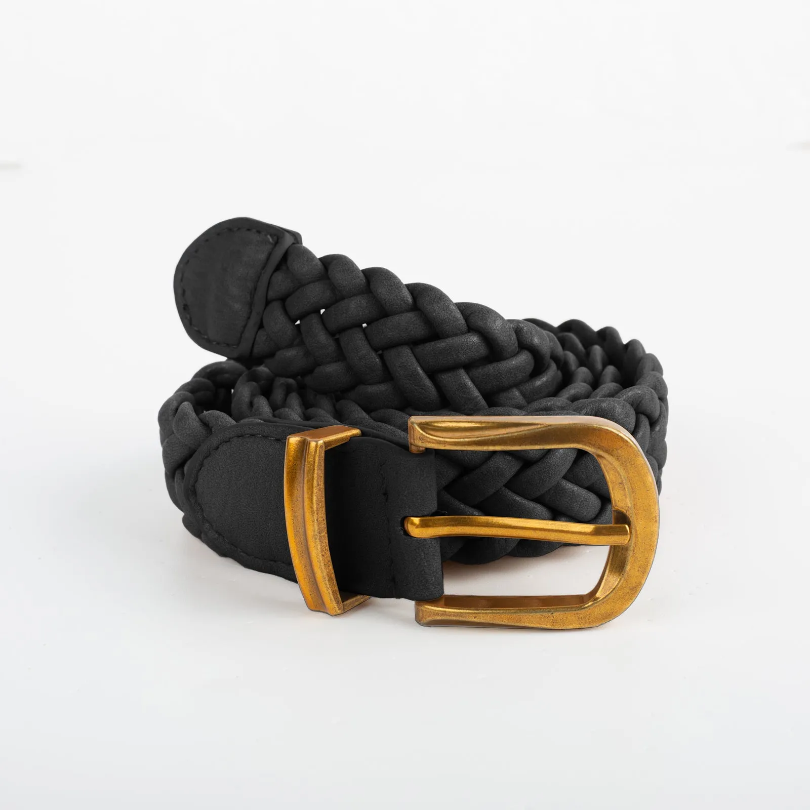 BP Women Vintage Polyurethane Leather Waist Belt Classic Buckle Belt
