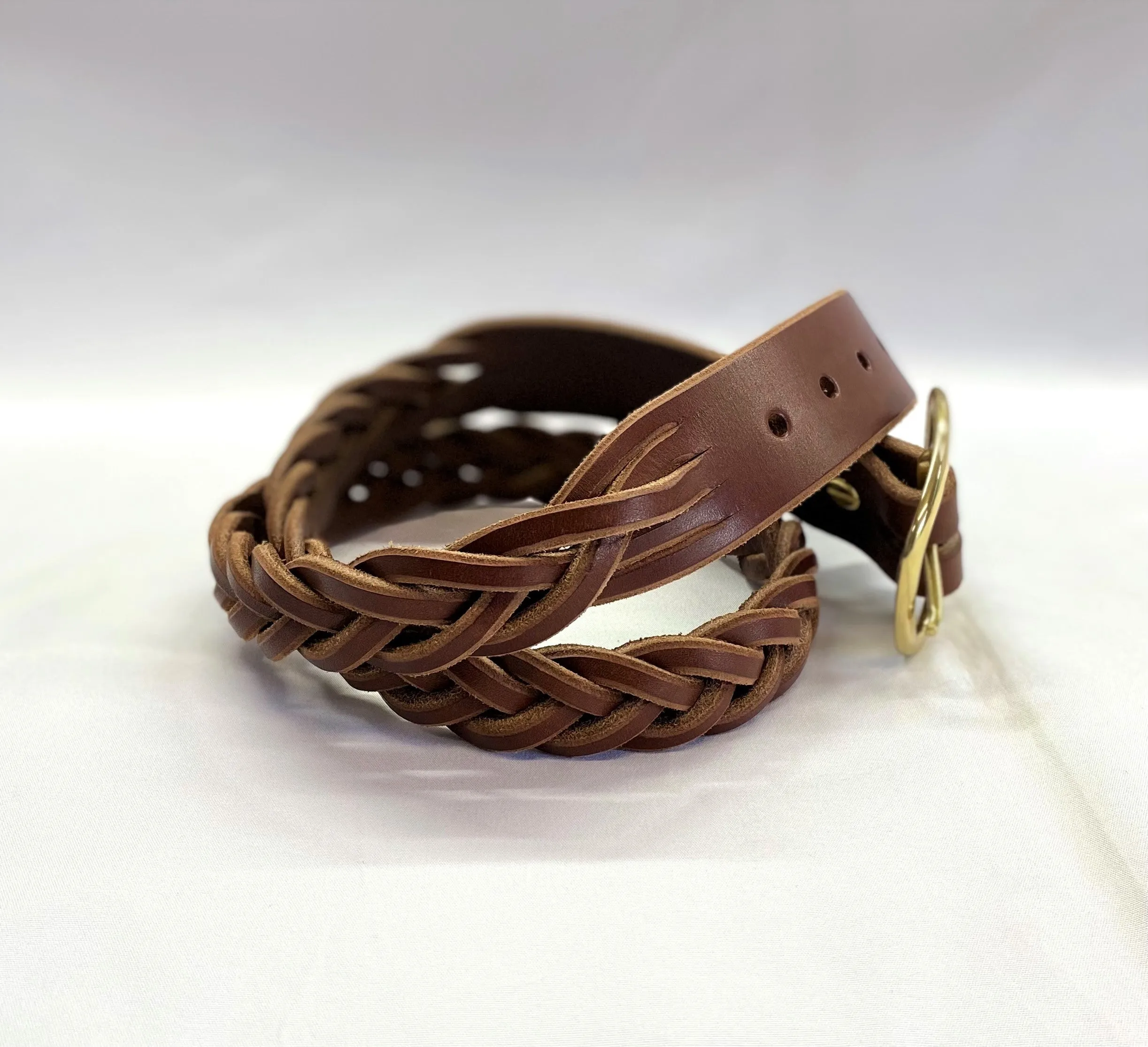 Braided Leather Belt