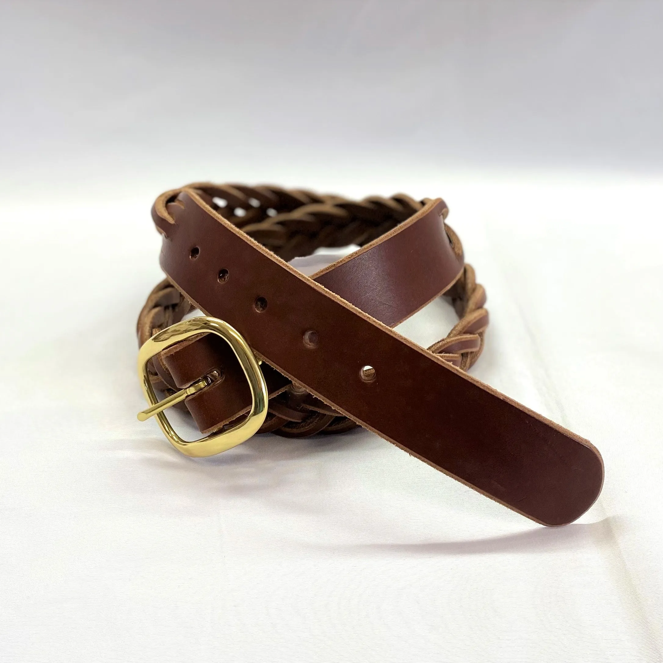 Braided Leather Belt