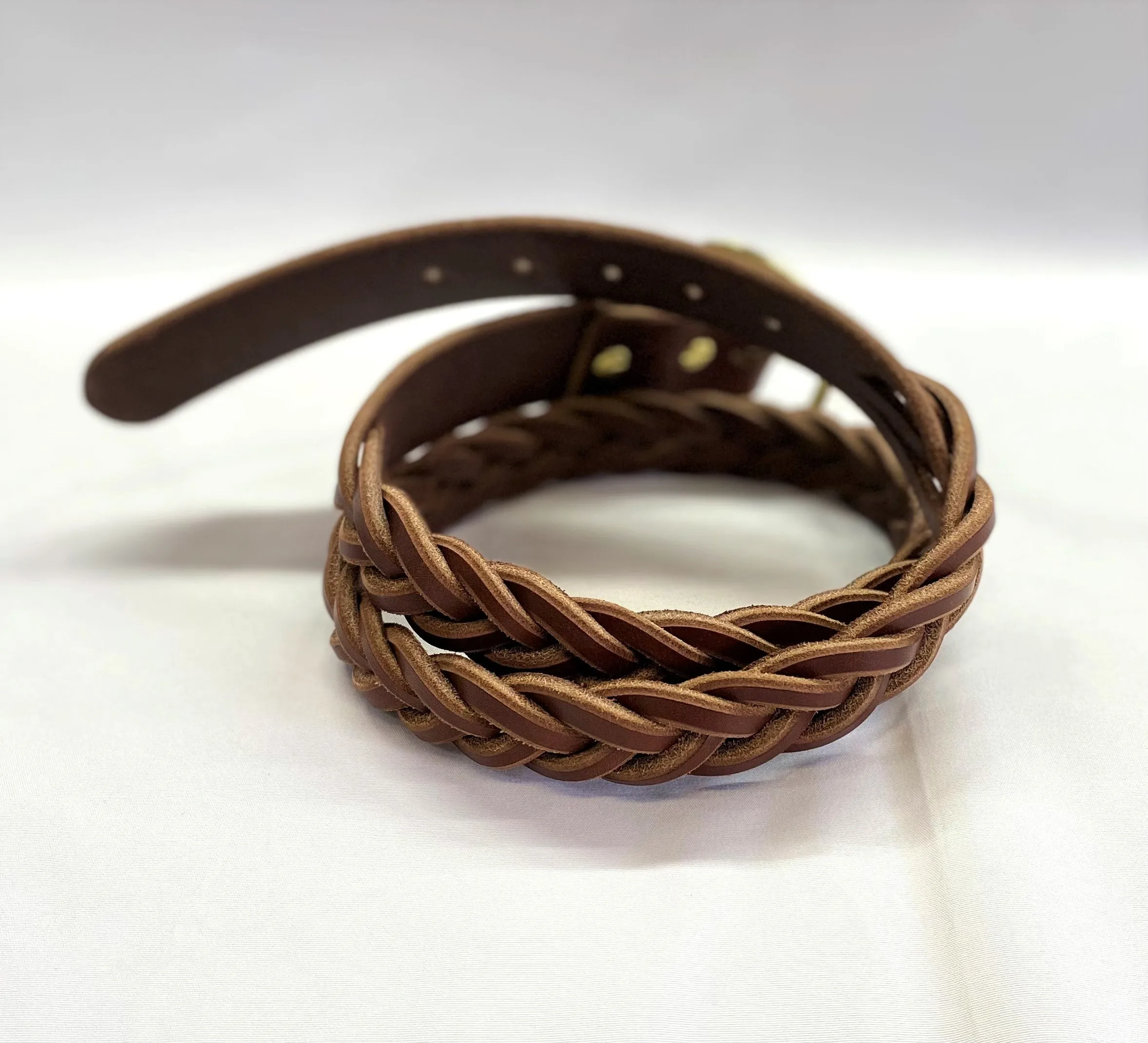 Braided Leather Belt