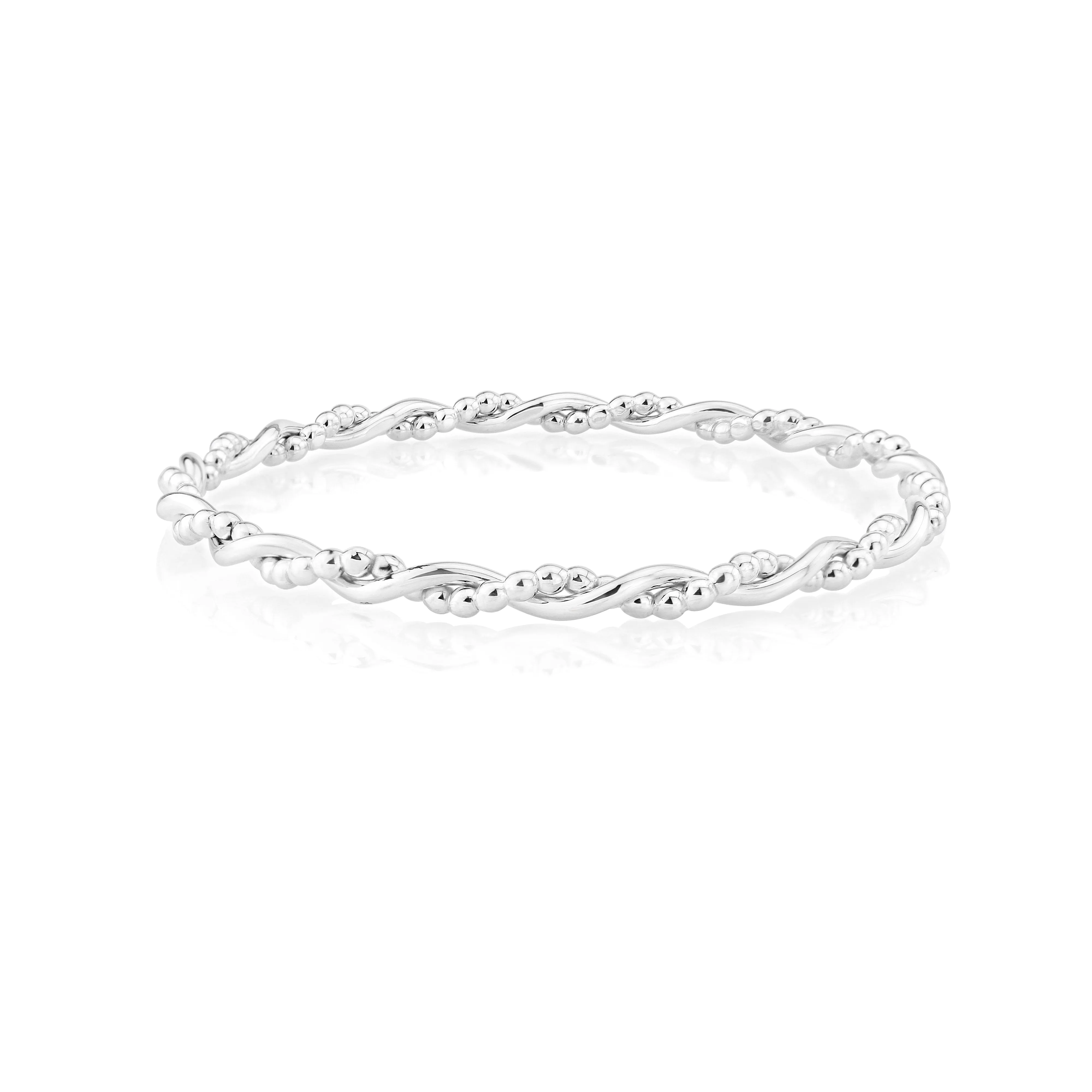 Bramble Silver Bangle