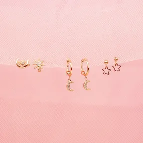 Bright Evening Earrings Set