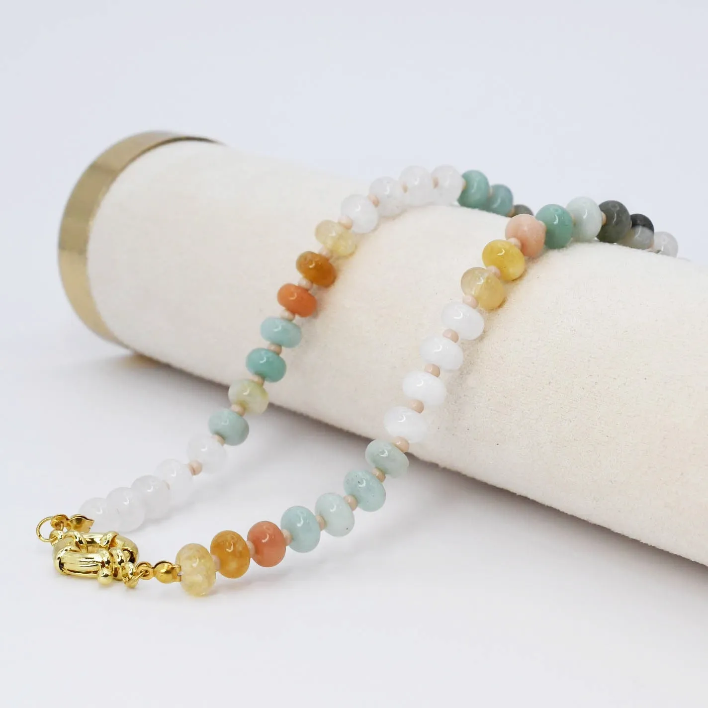 Brooke Fall Girl Gemstone Necklace by Treasure Jewels