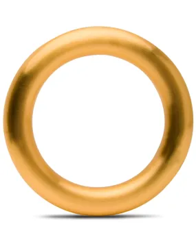 Brushed Gold Hollow Bangle Bracelet