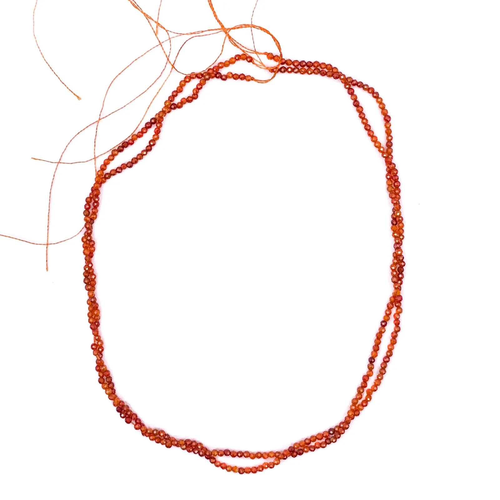 Carnelian AAA Quality 2mm Faceted Round Beads
