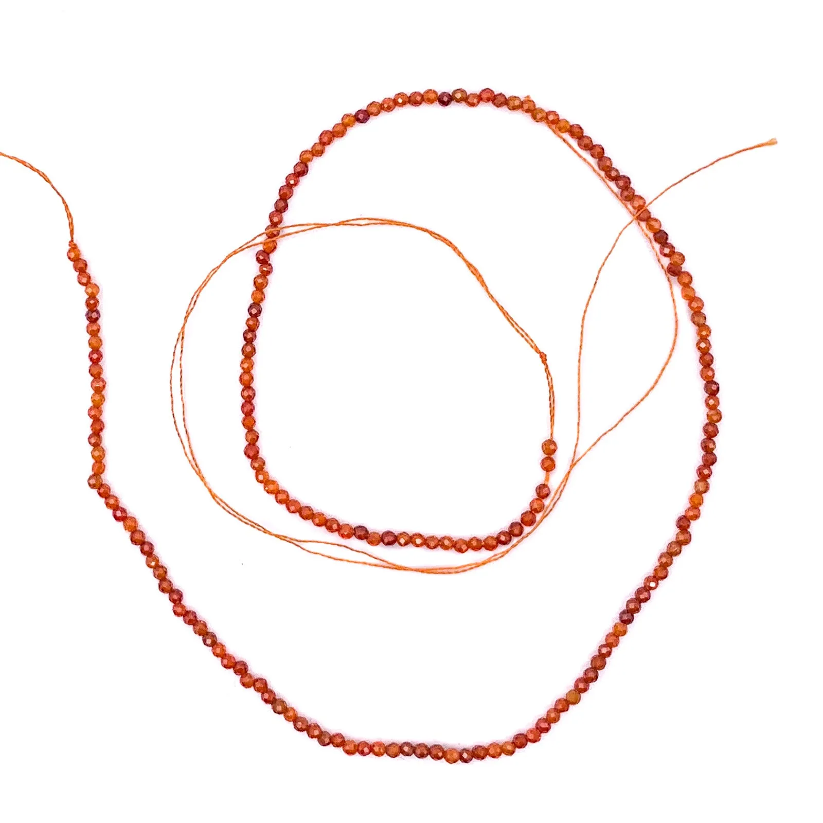 Carnelian AAA Quality 2mm Faceted Round Beads