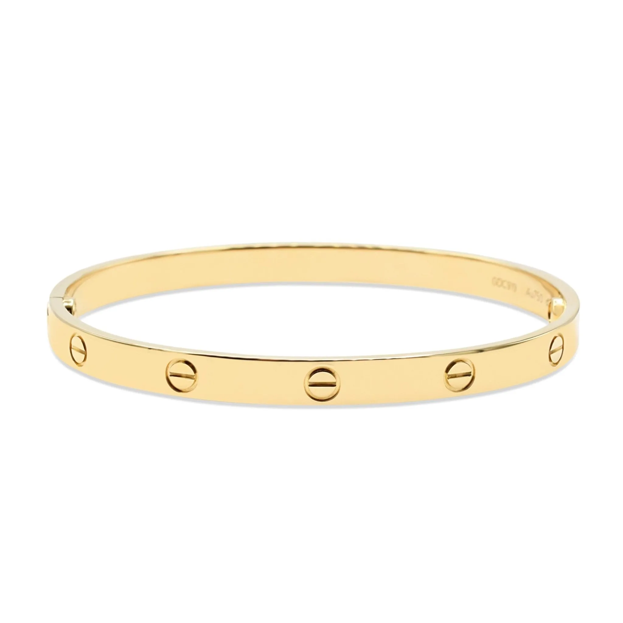 Cartier Love Bangle Size 20 - 18ct Yellow Gold