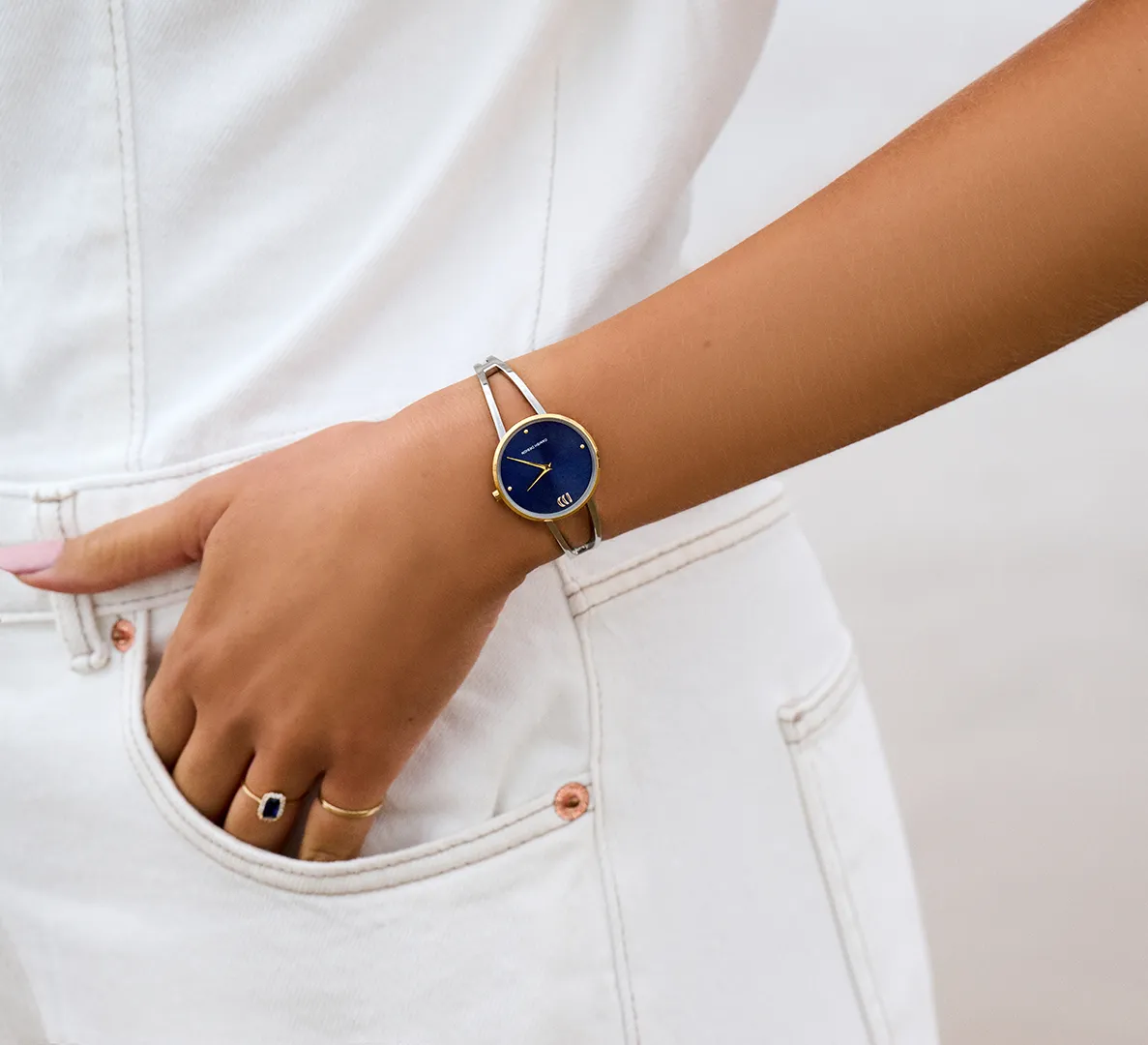 Chloe Two-Tone Blue