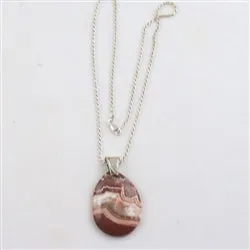 Classic Rosette Stone Pendant Necklace