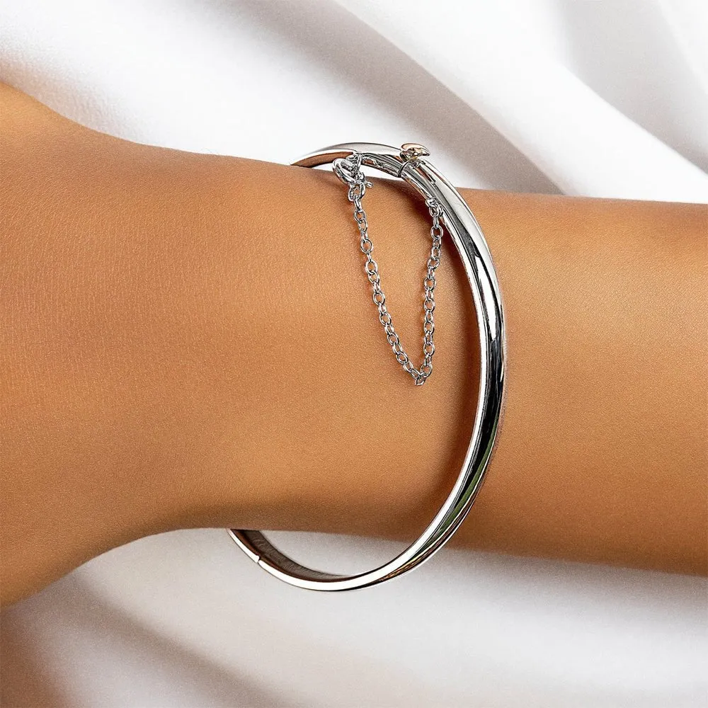 Clogau Cariad Sterling Silver Bangle