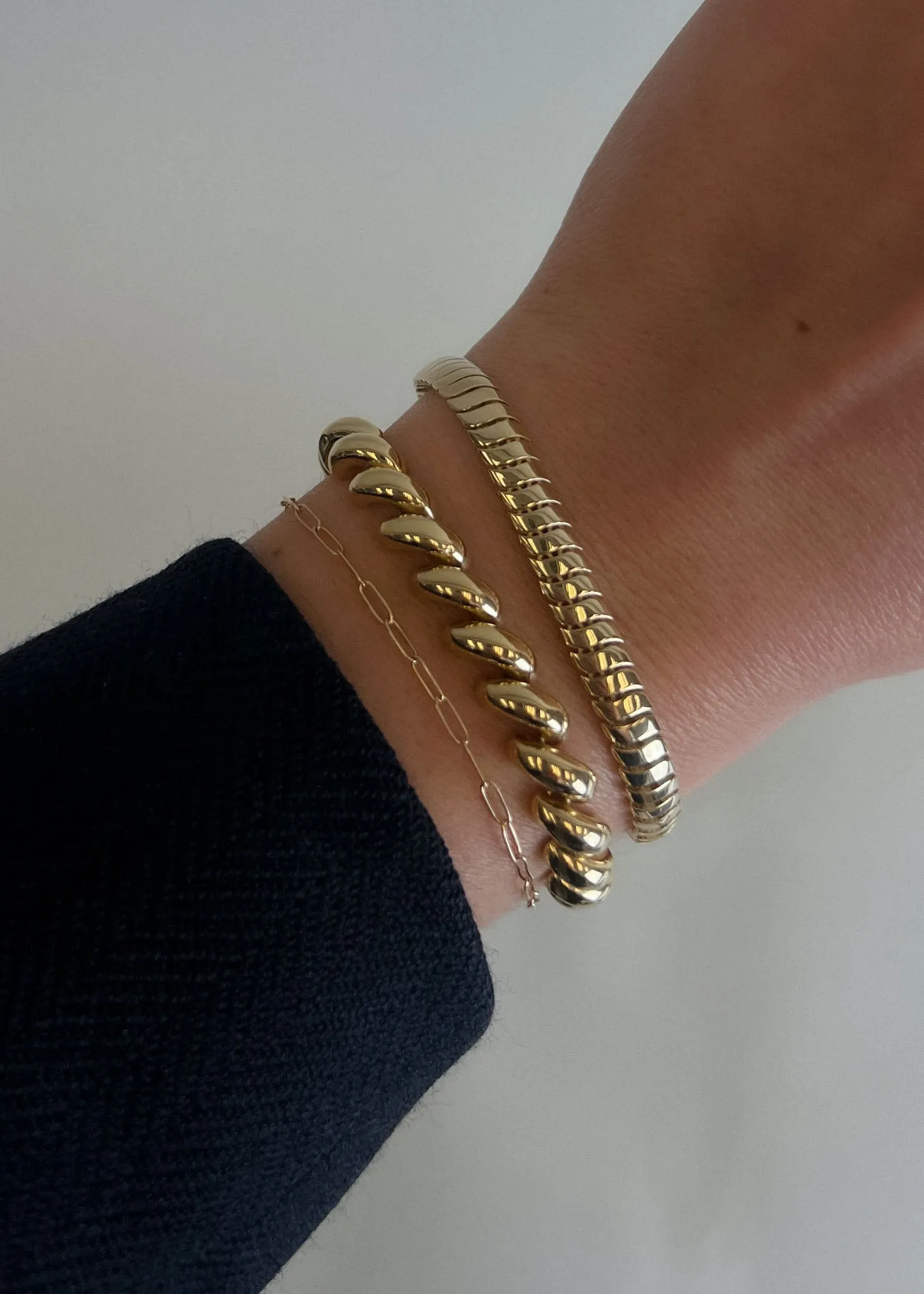 Cobra Chain & Hampshire House Bracelet Stack