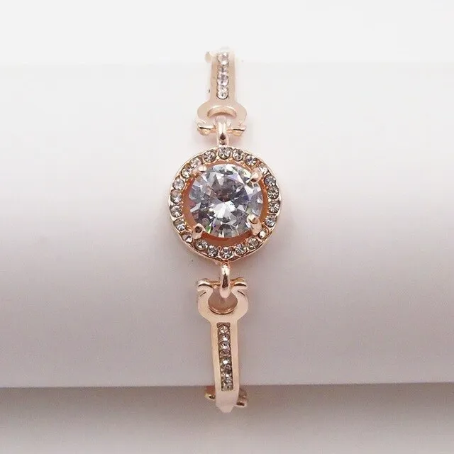 Cubic Zirconia Bracelet Bridesmaid Wedding Jewelry Gifts
