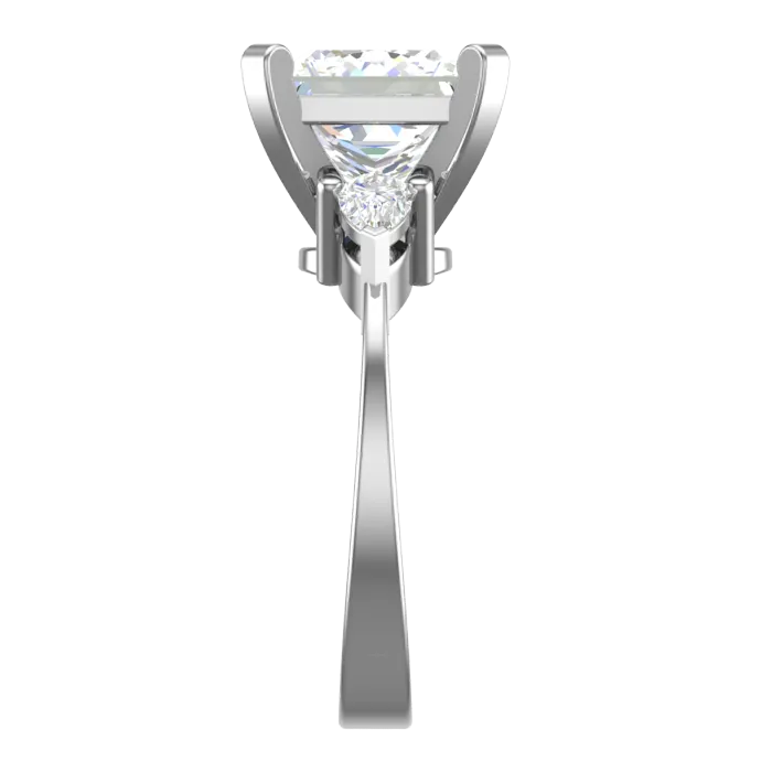 Cubic Zirconia Engagement Ring- Customer Designed Style 2901