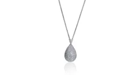 Diamond Drop Pendant Necklace