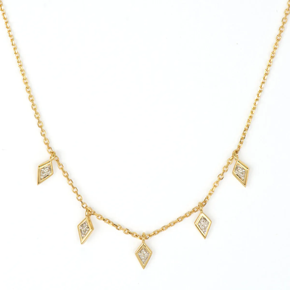 Diamond Kite Necklace