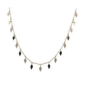 Diamond Leaf Necklace