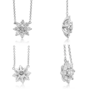 Diamond Starburst Necklace